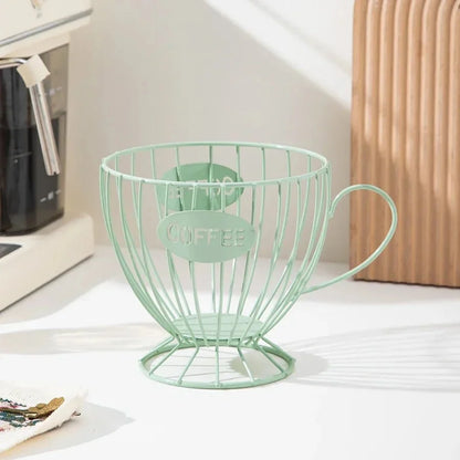 PODHAVEN Compact Decorative Shelf for Coffee Capsules
