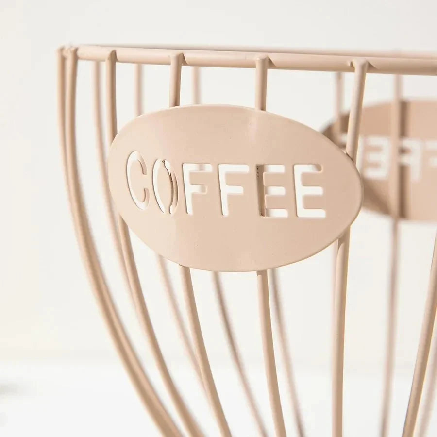 PODHAVEN Compact Decorative Shelf for Coffee Capsules