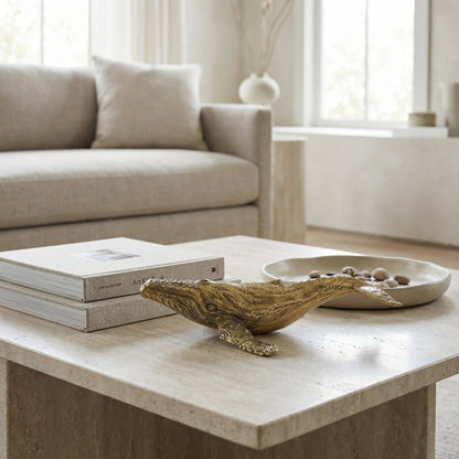 ARTÉLIA Exclusive Brass Whale Sculpture