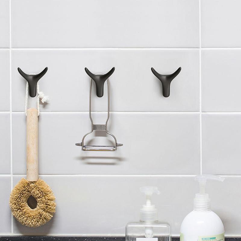 BULLHOOK Horn Wall Hook Zinc Alloy