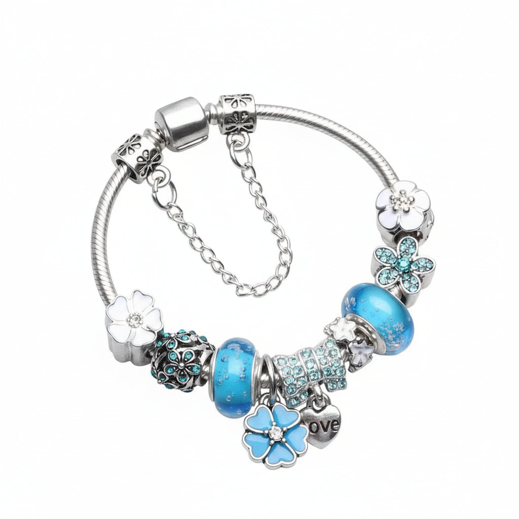 SILVERFLORA CHARM Sterling Silver Bracelet lifestyle image