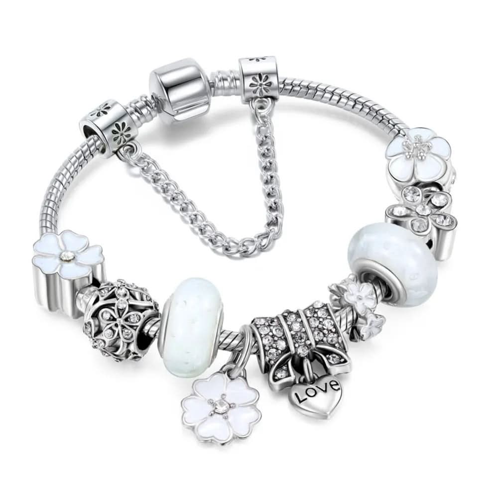SILVERFLORA CHARM Sterling Silver Bracelet lifestyle image