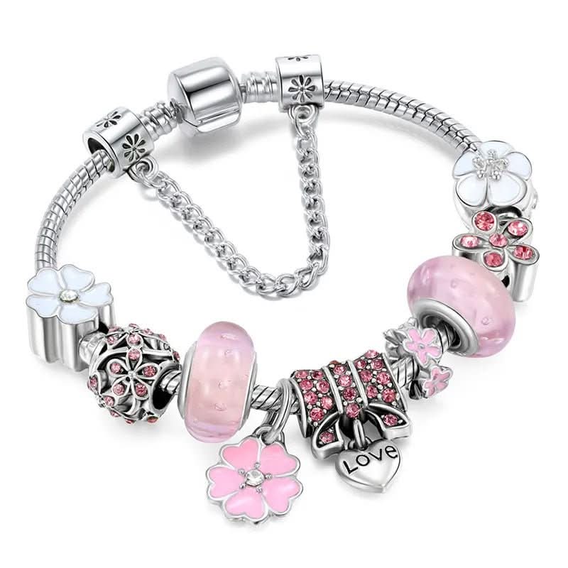 SILVERFLORA CHARM Sterling Silver Bracelet lifestyle image