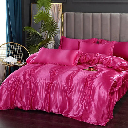 SATINLUXE Satin Silk Bedding Set