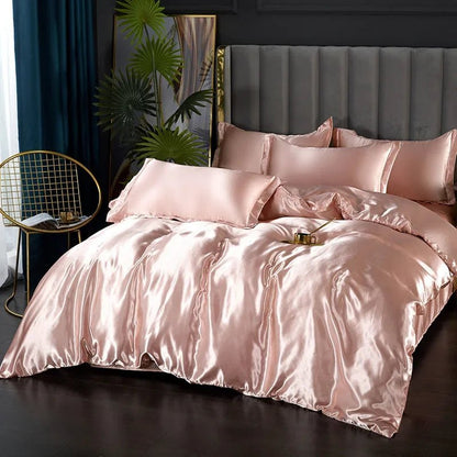 SATINLUXE Satin Silk Bedding Set