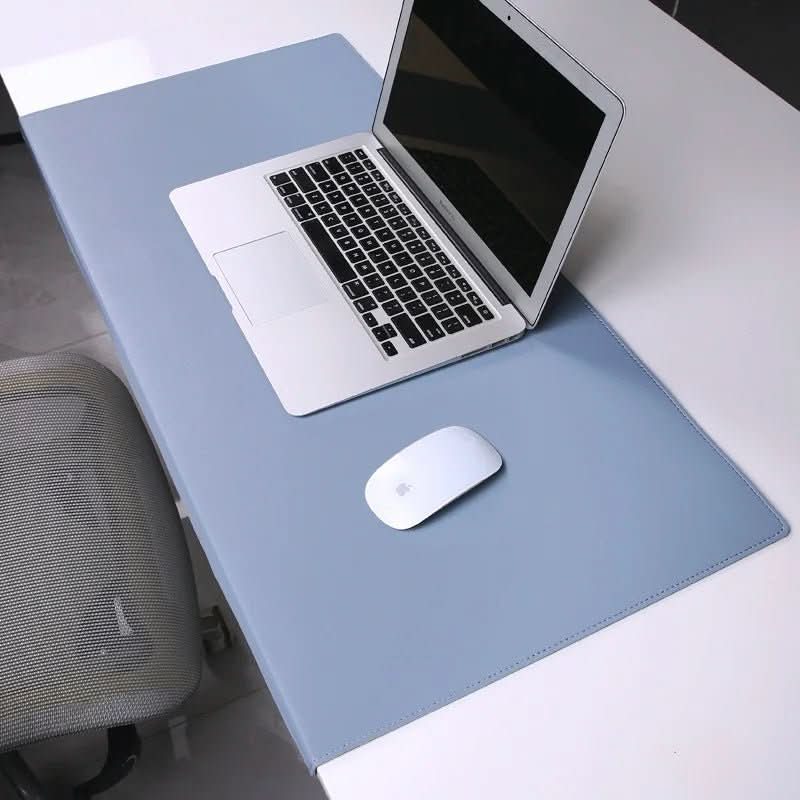 DESKCOMFORT Ergonomic PU Leather Desk Mat