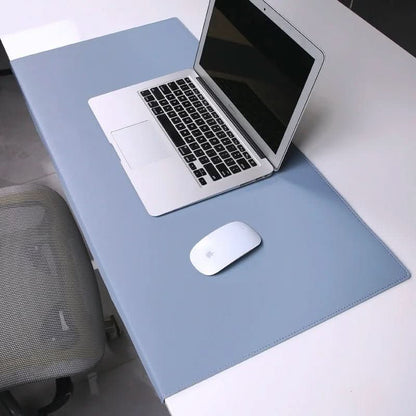 DESKCOMFORT Ergonomic PU Leather Desk Mat