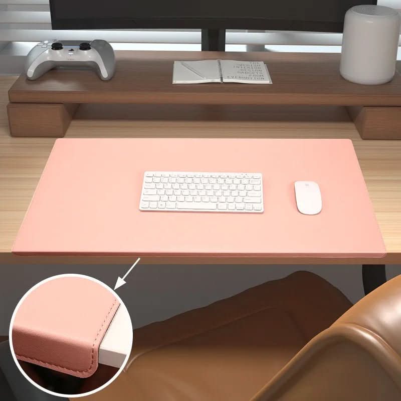 DESKCOMFORT Ergonomic PU Leather Desk Mat