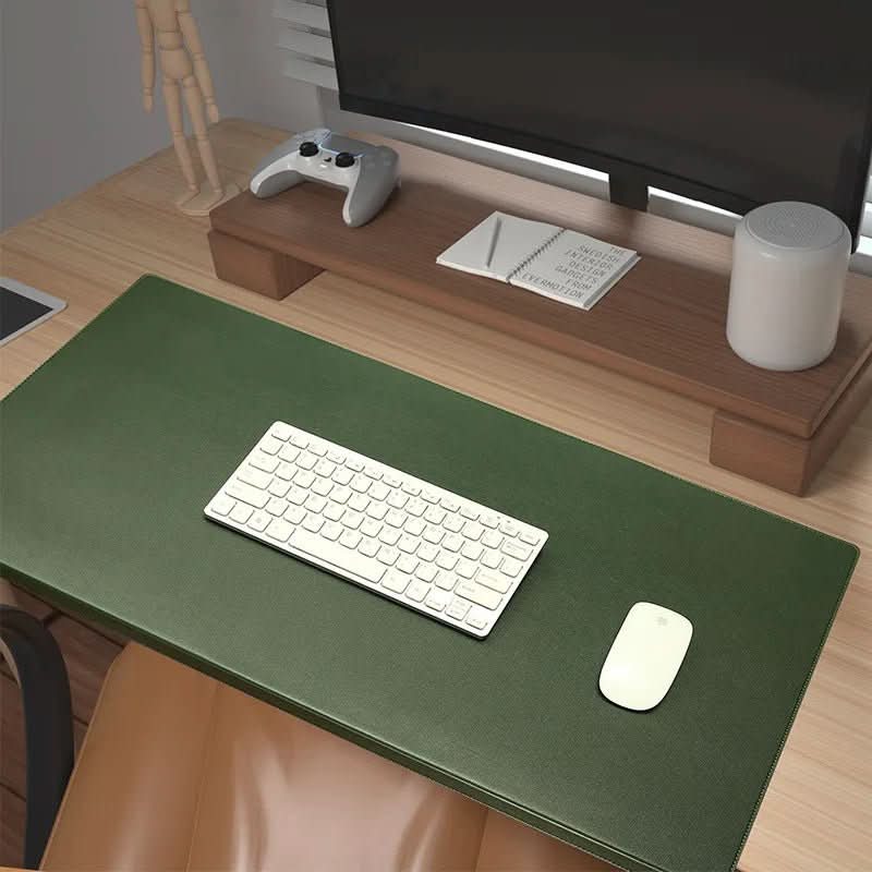 DESKCOMFORT Ergonomic PU Leather Desk Mat