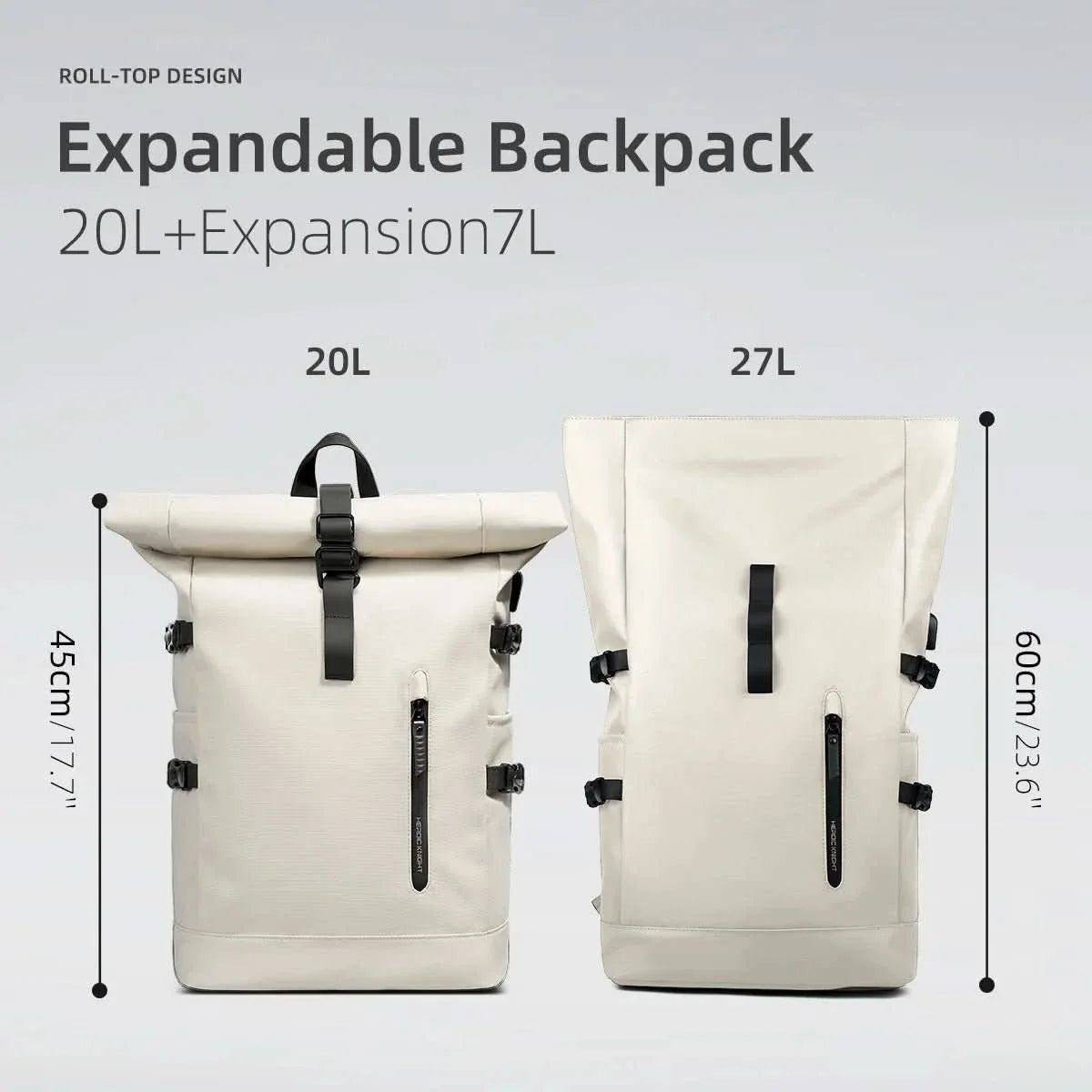 ROLLTRAIL Expandable Roll-top Rucksack