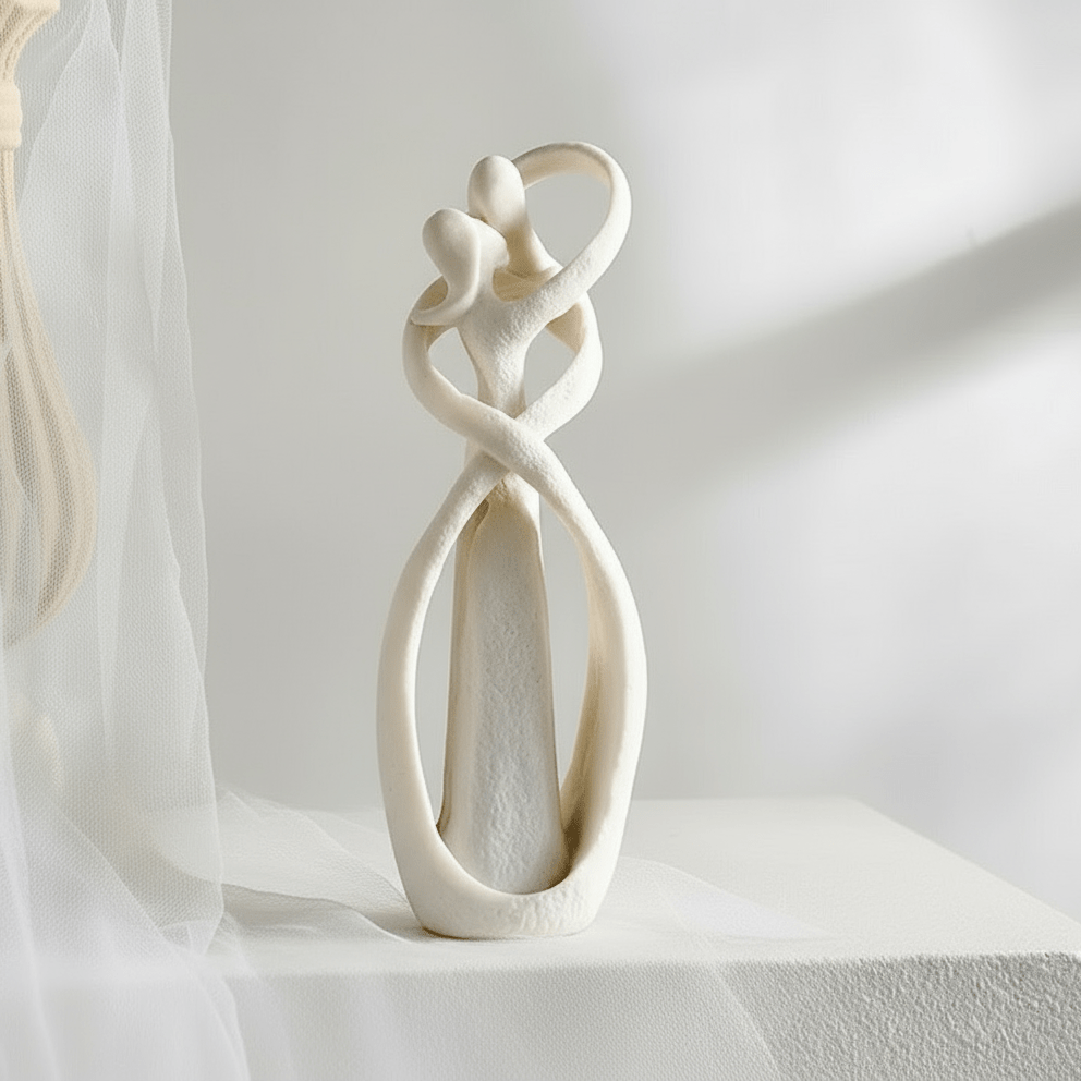 ETERNAL EMBRACE Abstract Sculpture