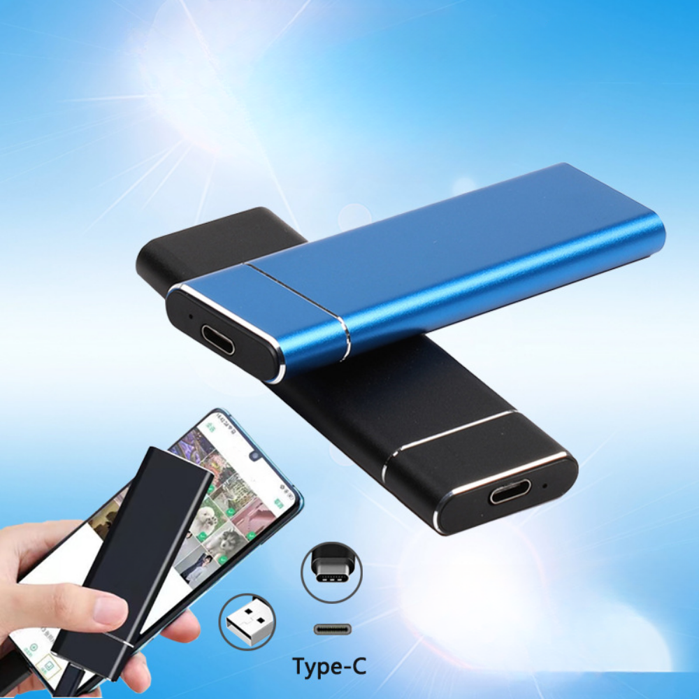 Portable External Hard Drive 500GB, Aluminum USB Storage Device for Photos & Work Files