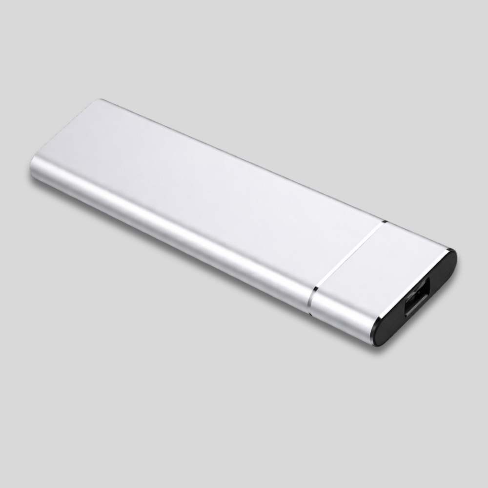 Portable External Hard Drive 500GB, Aluminum USB Storage Device for Photos & Work Files