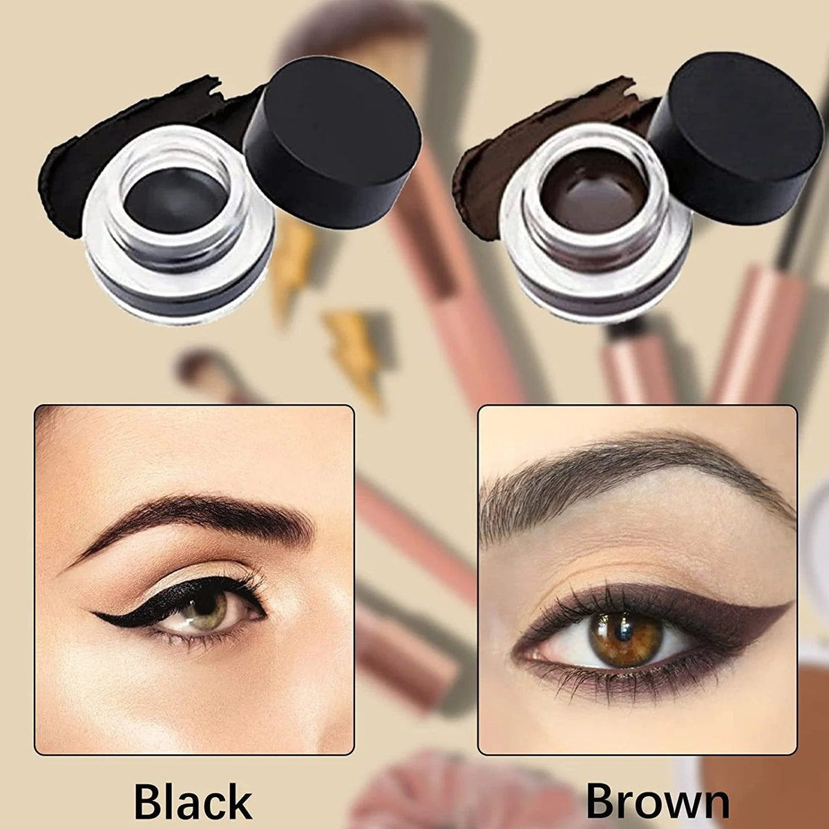 Eyeliner Pen, Precision Tip, Long-Lasting Smudge-Proof