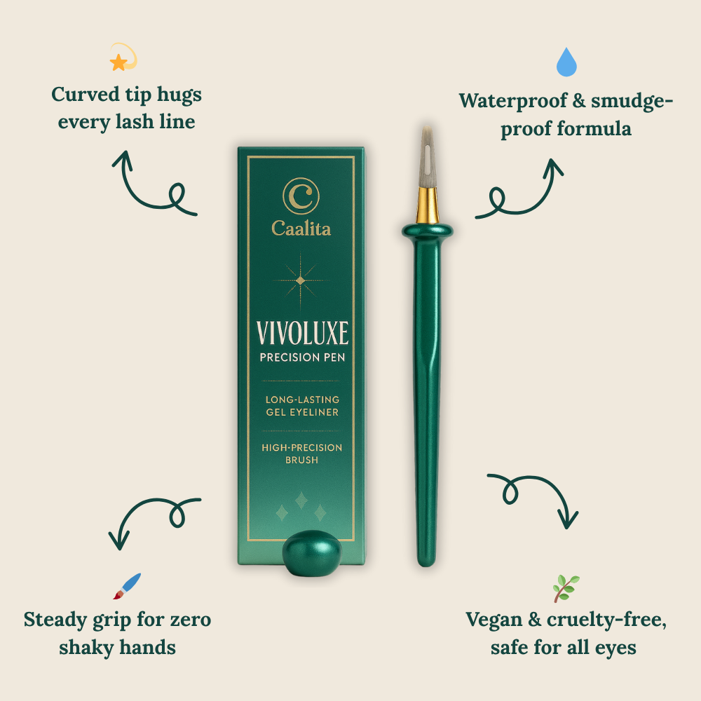 Eyeliner Pen, Precision Tip, Long-Lasting Smudge-Proof