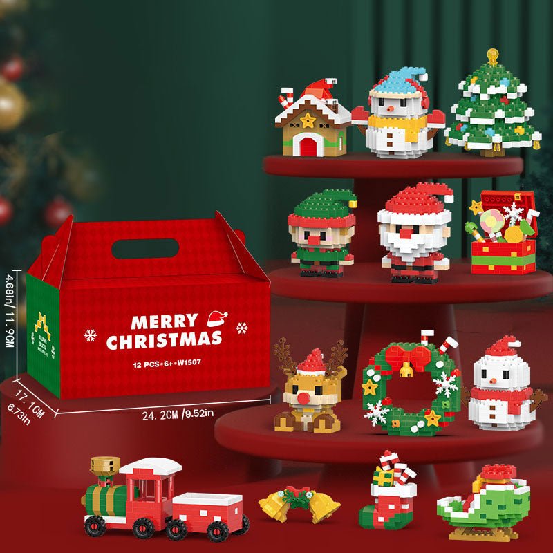 JOLLYBRICKS Christmas Building Blocks