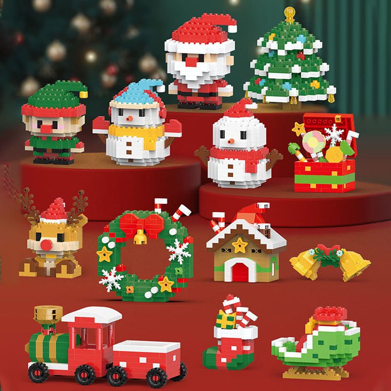 JOLLYBRICKS Christmas Building Blocks