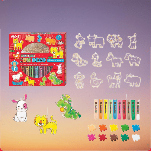 HOLIPAINT Christmas Glass Painting Set