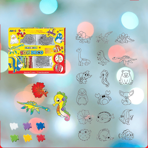 HOLIPAINT Christmas Glass Painting Set