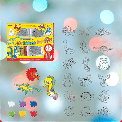 HOLIPAINT Christmas Glass Painting Set