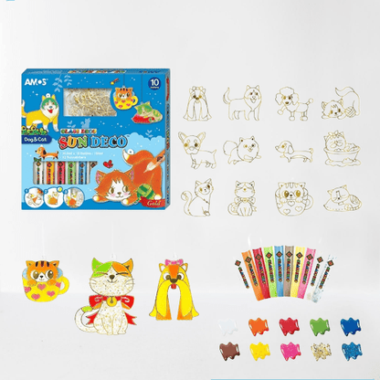 HOLIPAINT Christmas Glass Painting Set