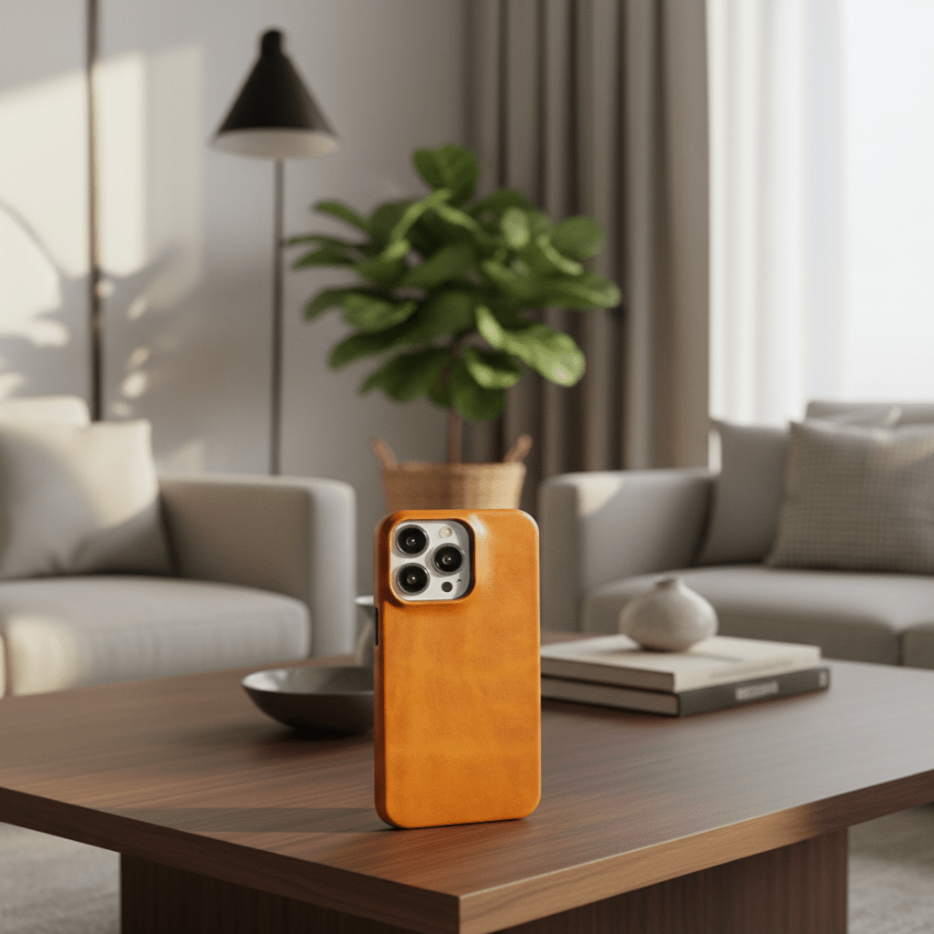 WAXEDHIDE Genuine Leather MagSafe Iphone Case