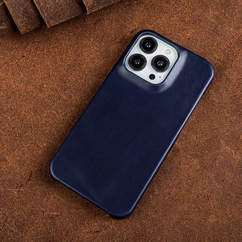 WAXEDHIDE Genuine Leather MagSafe Iphone Case