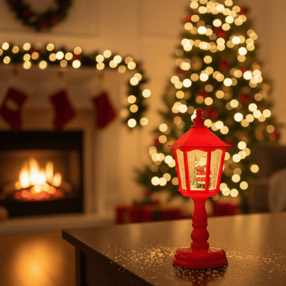 FROSTGLOW Illuminated Snow Globe Lantern