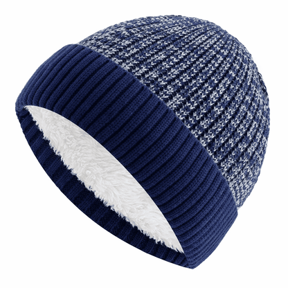 SOFTIQ Two-tone Fleece-lined Hat