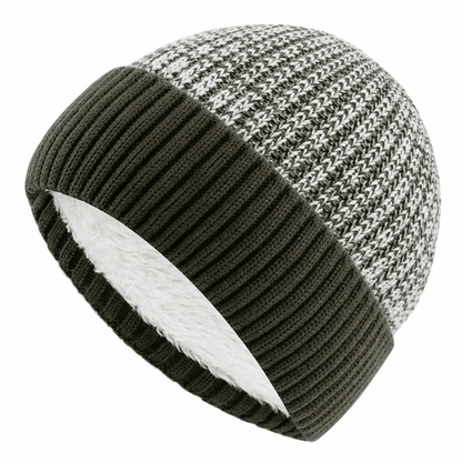 SOFTIQ Two-tone Fleece-lined Hat