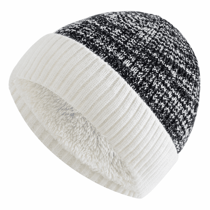SOFTIQ Two-tone Fleece-lined Hat