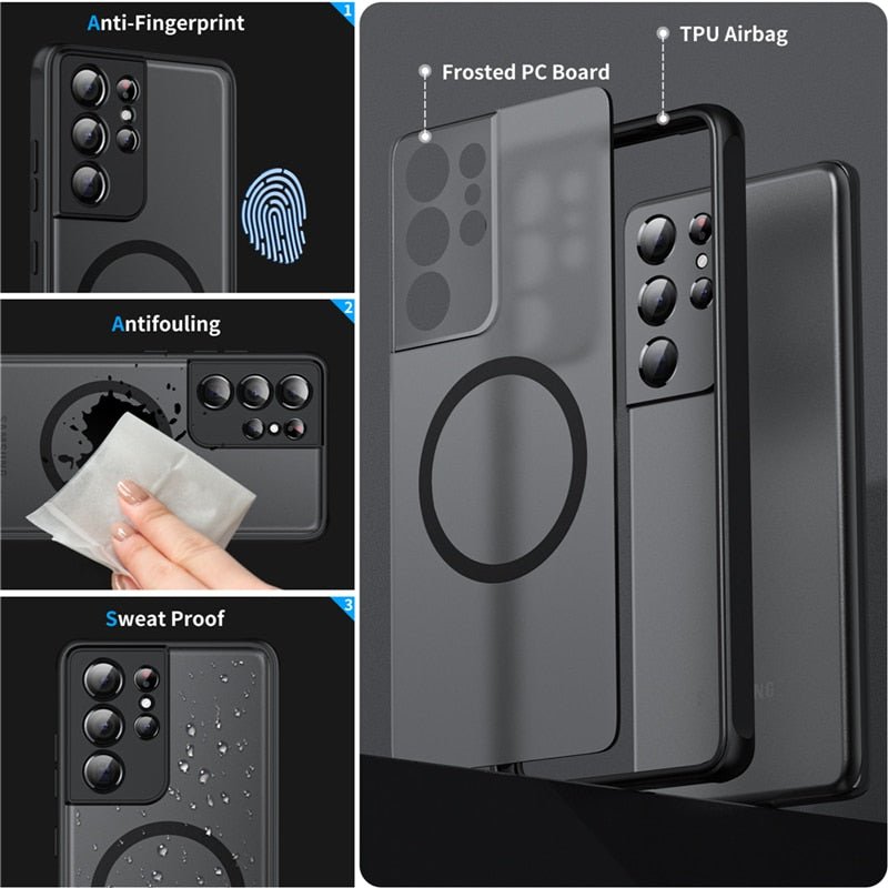 SHOCKMAG Durable Magnetic Protective Case