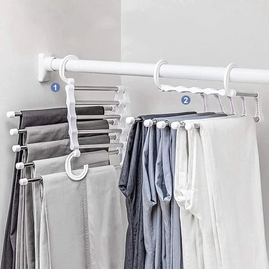 CLOSETMAX 5-in-1 Foldable Clothes Hanger Set