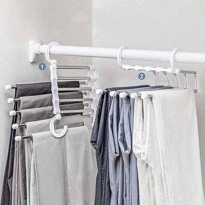 CLOSETMAX 5-in-1 Foldable Clothes Hanger Set