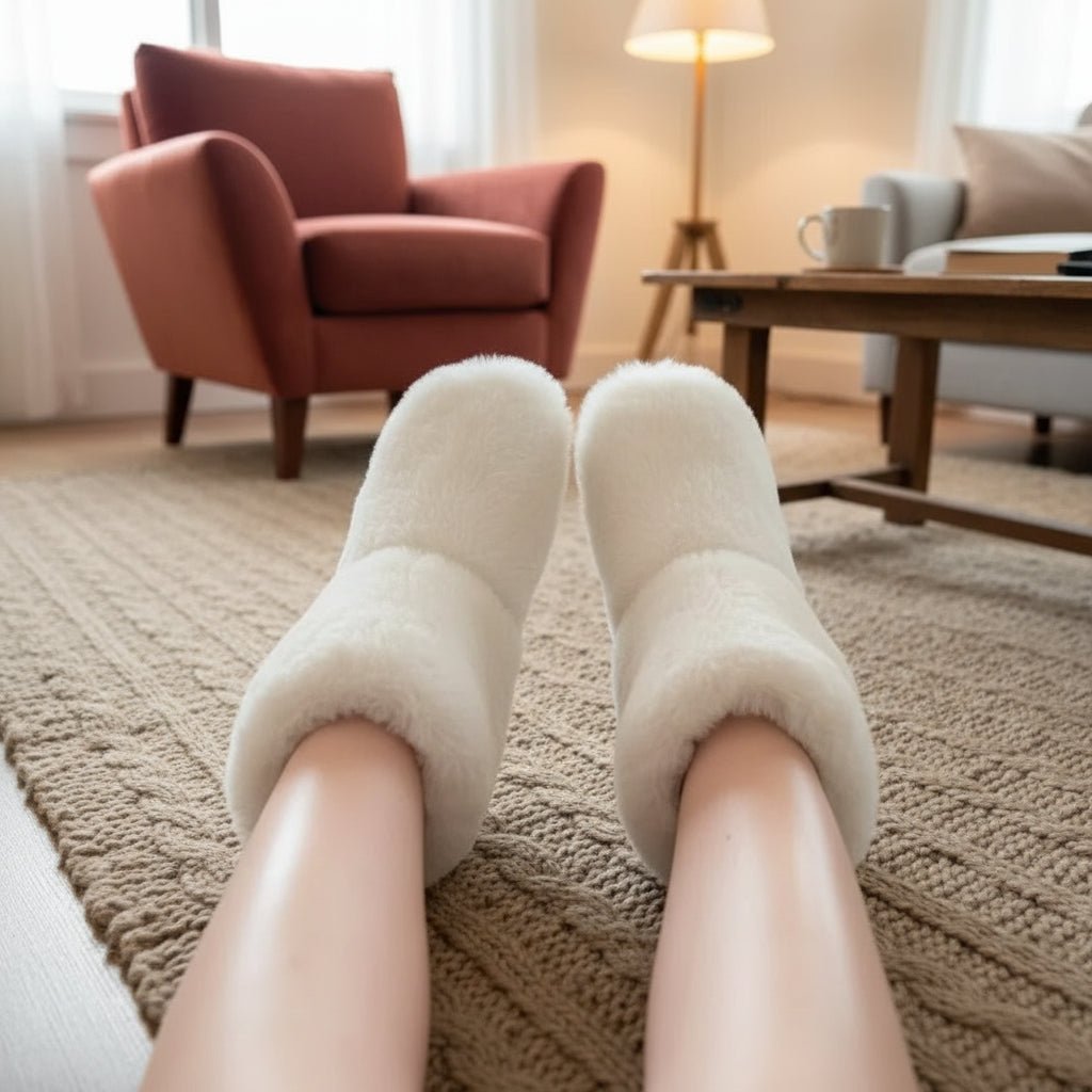 COZYCORE Plush Winter Indoor Slippers