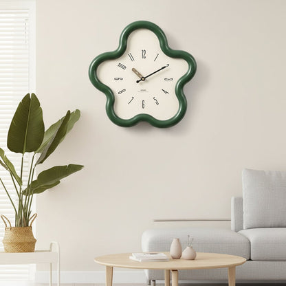 FLORAPULSE 3D Flower Pendulum Wall Clock