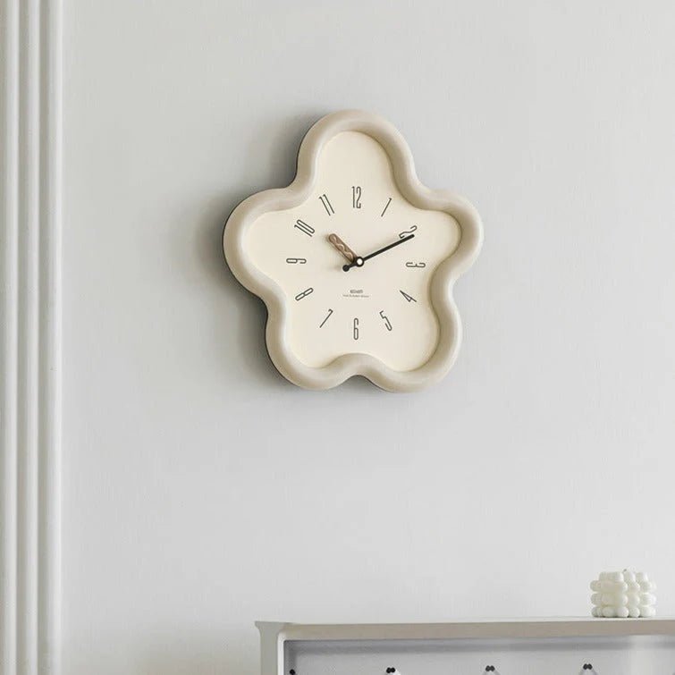 FLORAPULSE 3D Flower Pendulum Wall Clock