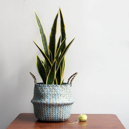 ZENWOVEN Handmade Boho Willow Basket