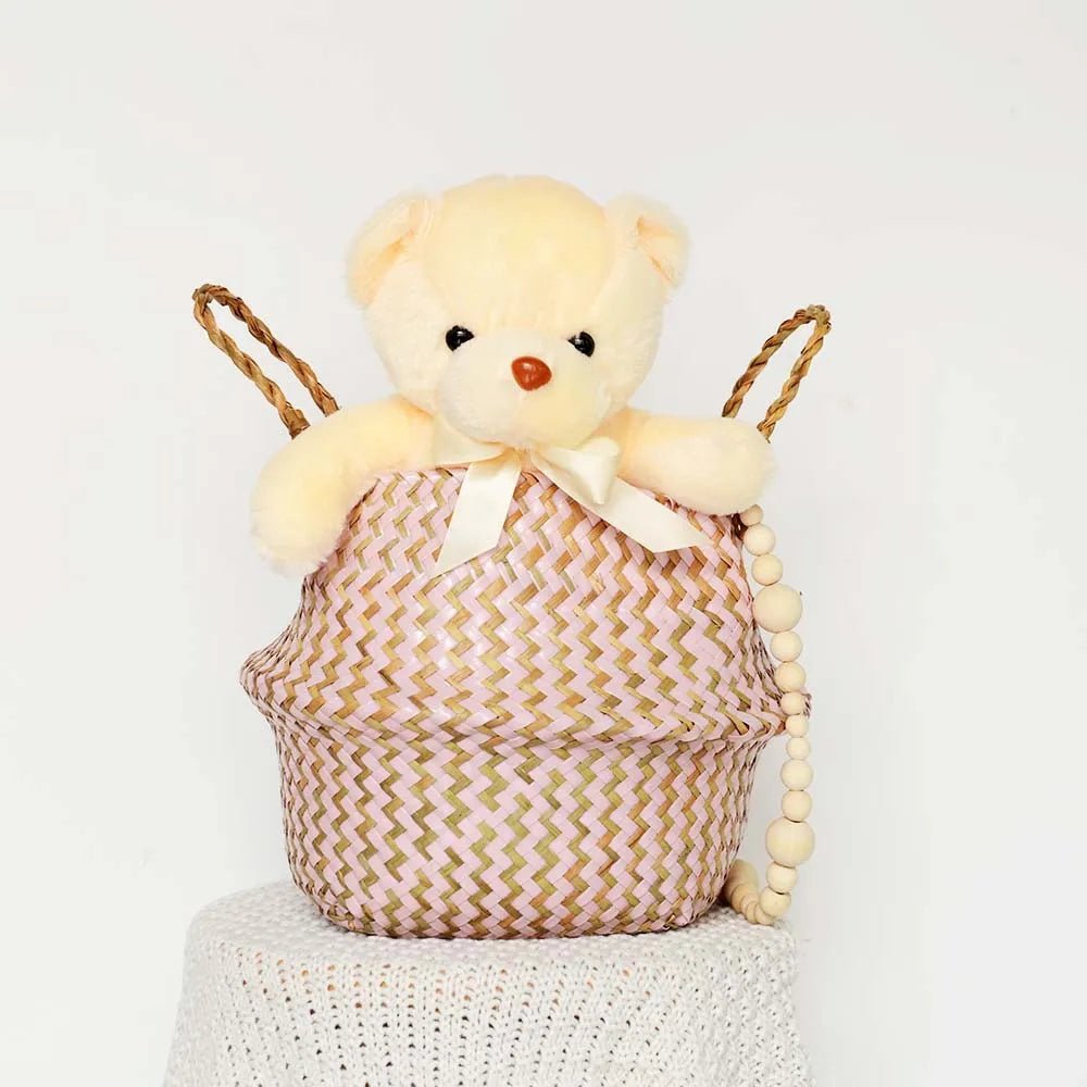 ZENWOVEN Handmade Boho Willow Basket