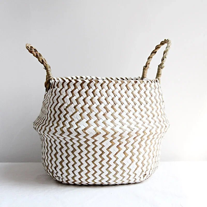 ZENWOVEN Handmade Boho Willow Basket