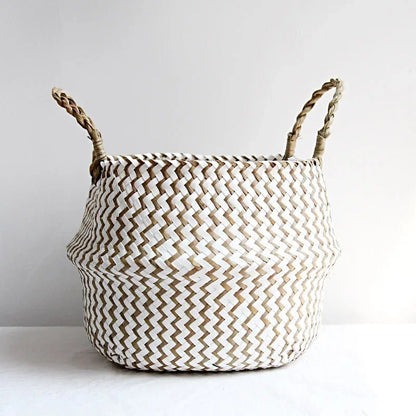 ZENWOVEN Handmade Boho Willow Basket