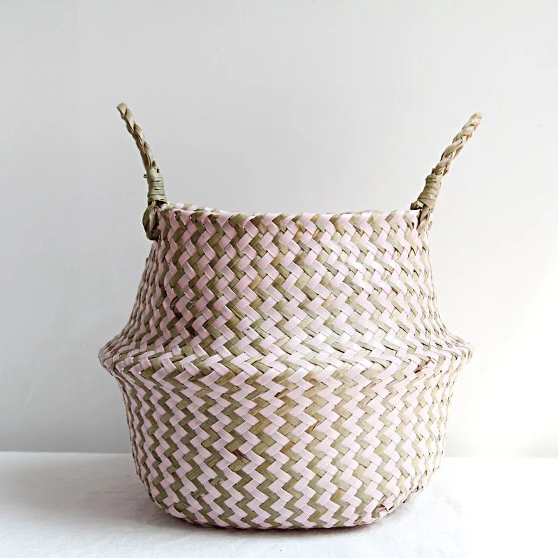 ZENWOVEN Handmade Boho Willow Basket