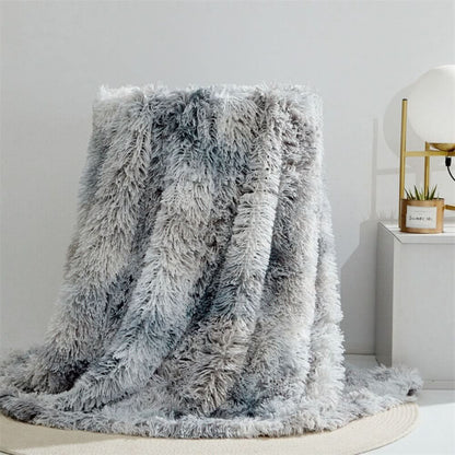SILKFURIA Soft Artificial Fur Blanket