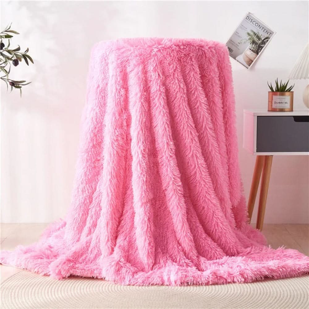SILKFURIA Soft Artificial Fur Blanket image