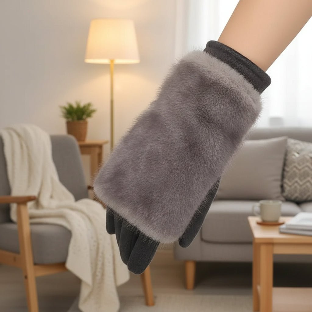 THERMÉA Suede Winter Gloves