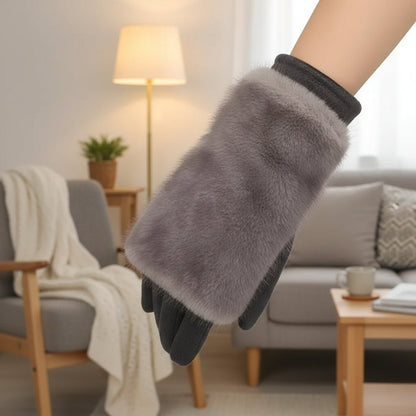 THERMÉA Suede Winter Gloves