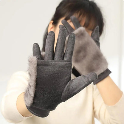 THERMÉA Suede Winter Gloves