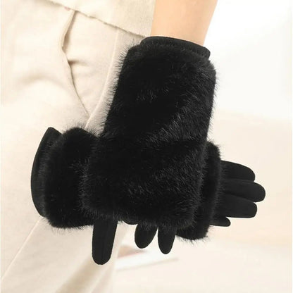 THERMÉA Suede Winter Gloves