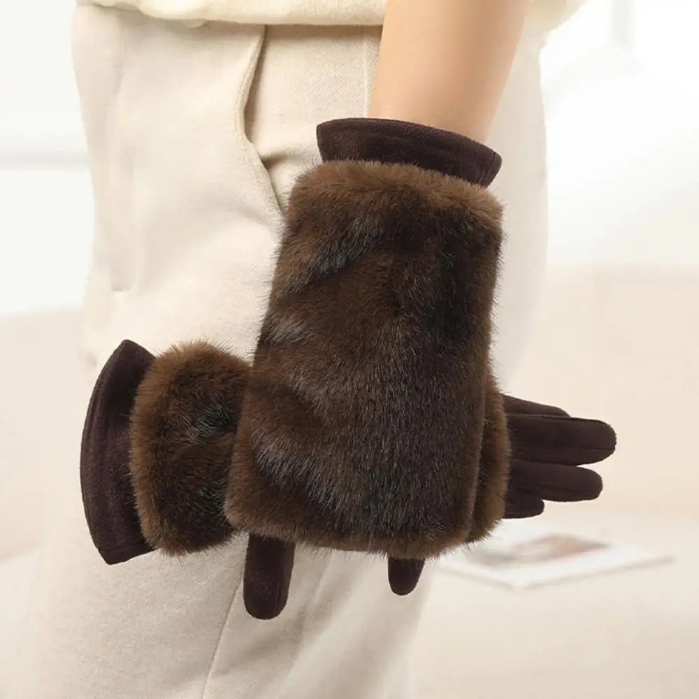 THERMÉA Suede Winter Gloves