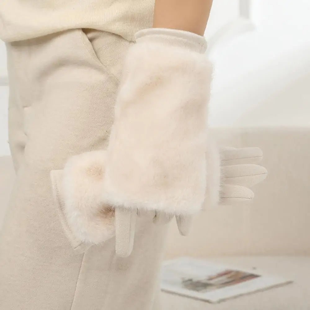 THERMÉA Suede Winter Gloves